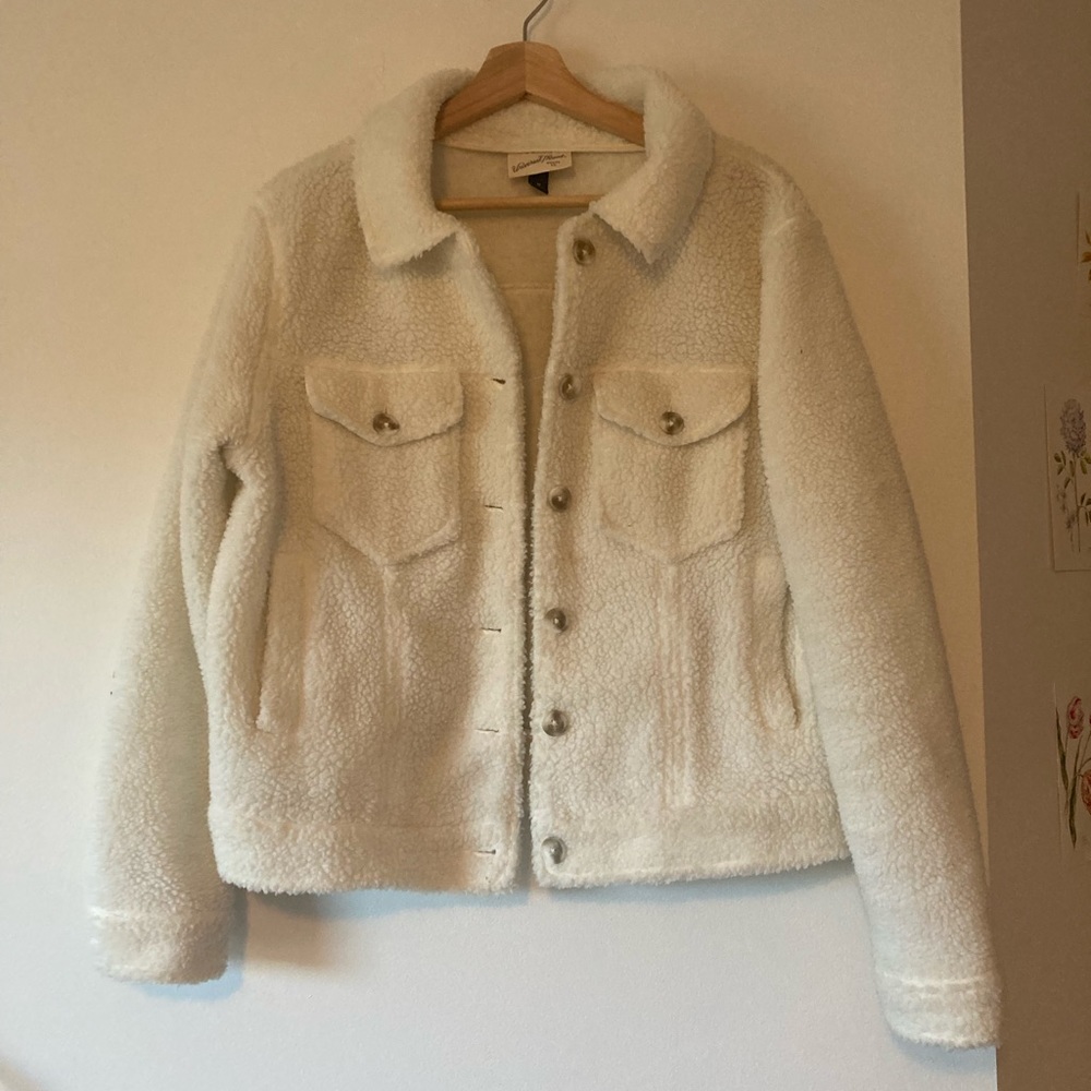 Sherpa Button Jacket